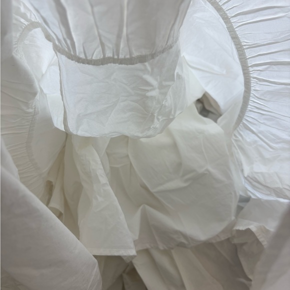 A.L.C. White Midi Knot Cutout Dress - Picture 9 of 11